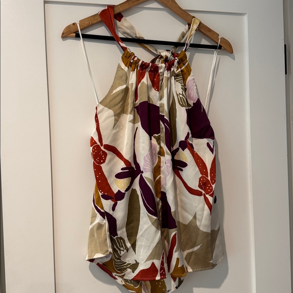 Banana Republic Multicolor Patterned Halter Top